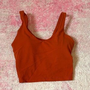 Lululemon Autumn Rust Align Tank
